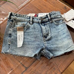 Juniors  Classic Blue Jean Shorts